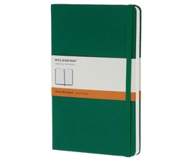 Knygelė Moleskine Coloured Classic (13 x 21, linija, žalios sp.)