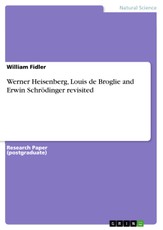Werner Heisenberg, Louis de Broglie and Erwin Schrödinger revisited