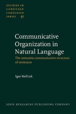 Communicative Organization in Natural Language
