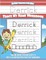Derrick Letter Tracing for Kids Trace my Name Workbook