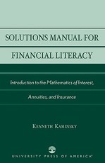 Solutions Manual for Financial Literacy