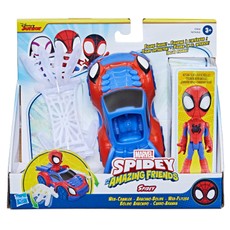 SPIDEY AND HIS AMAZING FRIEND Figūrėlė su transporto priemone SPIDEY AND HIS AMAZING FRIEND Figūrėlė su transporto priemone