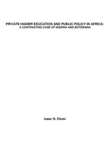 Private Higher Education and Public Policy in Africa