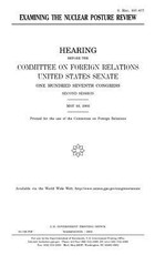 Examining the nuclear posture review
