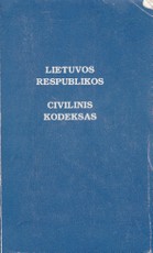 Lietuvos Respublikos civilinis kodeksas