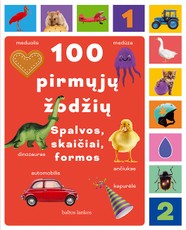 100 pirmųjų žodžių. Spalvos, skaičiai, formos