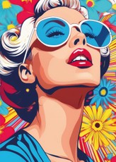 Taškuota užrašinė POP ART, A5 Taškuota užrašinė POP ART, A5