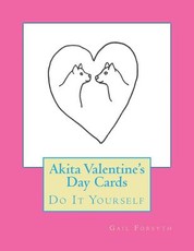Akita Valentine's Day Cards