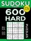 Sudoku Book 600 Hard Puzzles