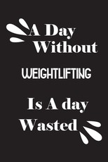 A day without weightlifting is a day wasted