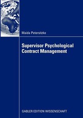 Supervisor Psychological Contract Management