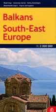 Balkanų kelių žemėlapis (išlankstomas). Pietryčių Europa.