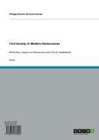 Civil Society in Modern Democracies