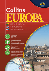 Collins Europa. Kelių atlasas, 1 : 2 000 000