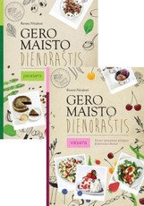 Rinkinys Gero maisto dienoraštis. Vasara + Pavasaris. Perkant dvi - pigiau!