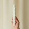 Žvakė 3D TAPER CANDLES „Congrats“, balta