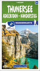 Thunersee / Adelboden - Kandersteg 30 Wanderkarte 1:40 000 matt laminiert