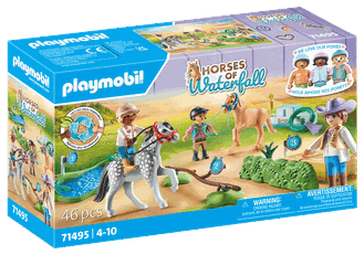 PLAYMOBIL HORSES OF WATERFALL Ponių turnyras 71495 PLAYMOBIL HORSES OF WATERFALL Ponių turnyras 71495