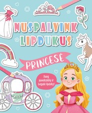 Nuspalvink lipdukus. Princesė