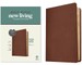 NLT Super Giant Print Bible, Filament-Enabled Edition (Red Letter, Genuine Leather, Brown)