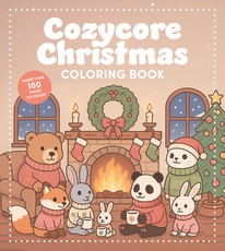 Cozycore Christmas Coloring Book