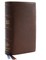 Nkjv, Single-Column Reference Bible, Premium Goatskin Leather, Brown, Premier Collection, Comfort Print
