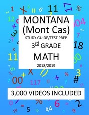 3rd Grade MONTANA Mont Cas, 2019 MATH, Test Prep