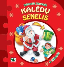 Kalėdų senelis. Dėlionių knygelė