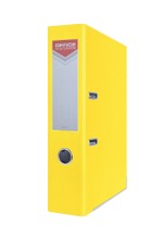 Segtuvas su metaliniu apvadu A4 75mm geltonas