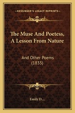 The Muse And Poetess, A Lesson From Nature