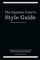 The Supreme Court's Style Guide