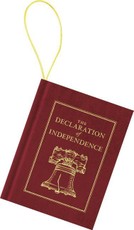 Declaration of Independence Mini-Book Ornament