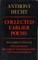 Collected Earlier Poems