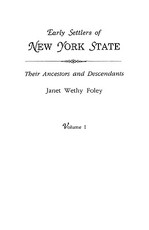Early Settlers of New York State
