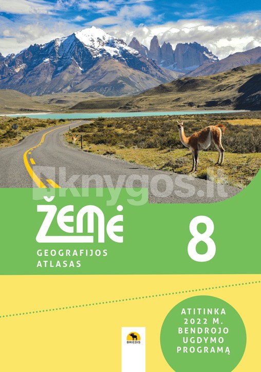 Žemė 8. Geografijos atlasas 8 klasei | Knygos.lt