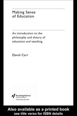 Making Sense of Education