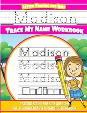 Madison Letter Tracing for Kids Trace my Name Workbook