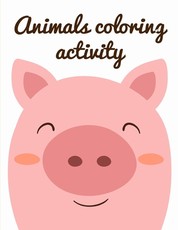 Animals coloring activity