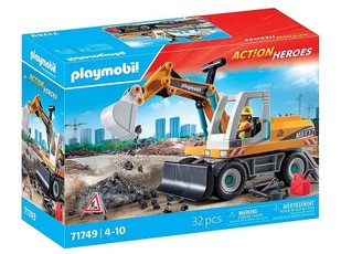 Rinkinys su figūrėlėmis My Life 71749 Didelis ekskavatorius