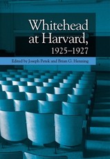 Whitehead at Harvard, 1925-1927