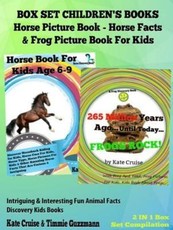 Box Set Children's Books: Horse Picture Book - Horse Facts & Frog Picture Book For Kids: 2 In 1 Box Set