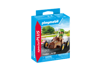 PLAYMOBIL SPECIAL PLUS Vaikas su lenktyniniu automobiliu 71480