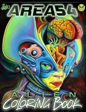 Alien Invasion: Area 54 and Beyond Coloring Book
