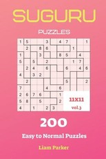 Suguru Puzzles - 200 Easy to Normal Puzzles 11x11 vol.3