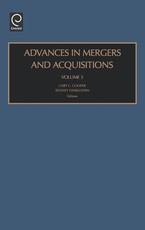 Advances in Mergers and Acquisitions