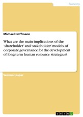 Hoffmann, M: What are the main implications of the 'sharehol