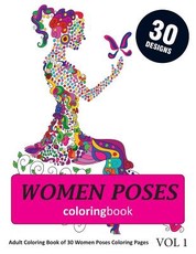 Women Poses Coloring Book