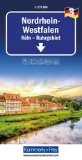 Kümmerly+Frey Regional-Strassenkarte 3 Nordrhein-Westfalen 1:275.000