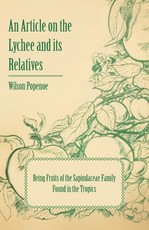 An Article on the Lychee and its Relatives - Being Fruits of the Sapindaceae Family Found in the Tropics