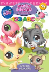 Skaičiai ir raidės. Su lipdukais